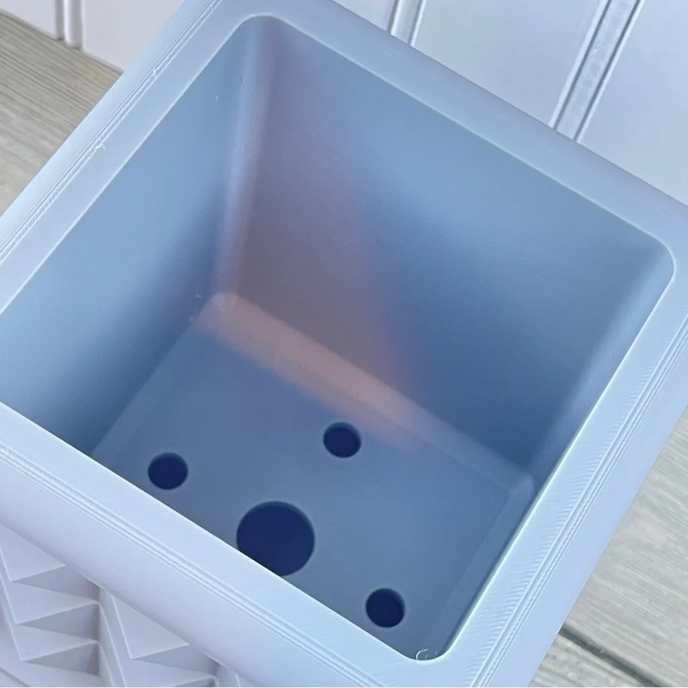 The Nova Square Planter, Flower Pot, Planter with Tray, Succulent, 4” Opening